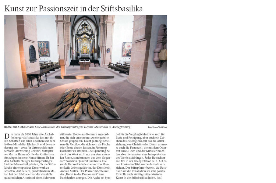 Kunst zur Passionszeit in der Stiftsbasilika