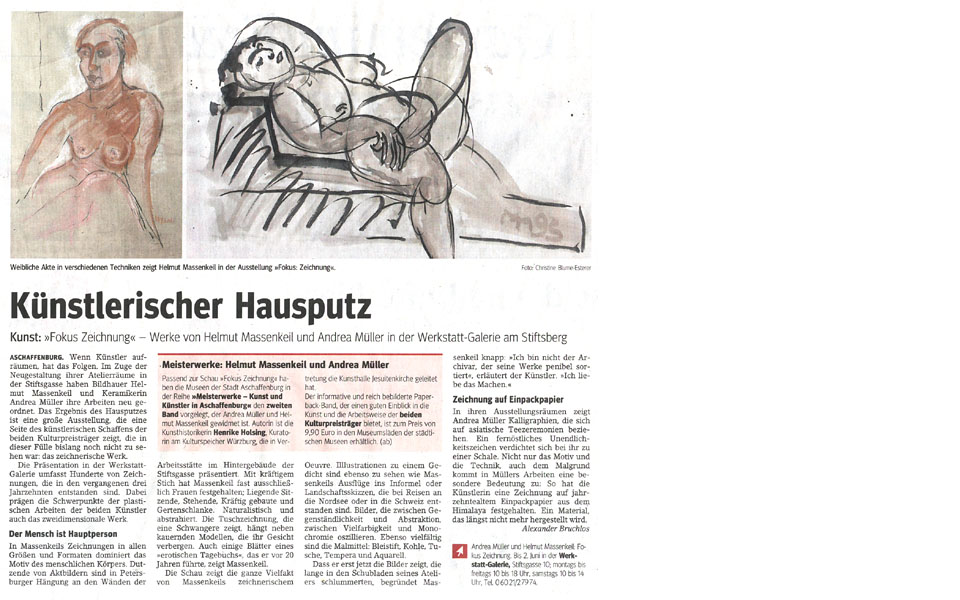 Künstlerischer Hausputz