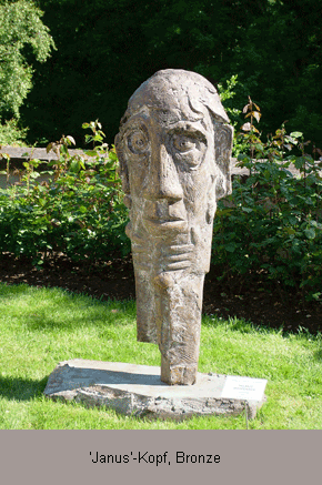 Janus-Kopf Bronze